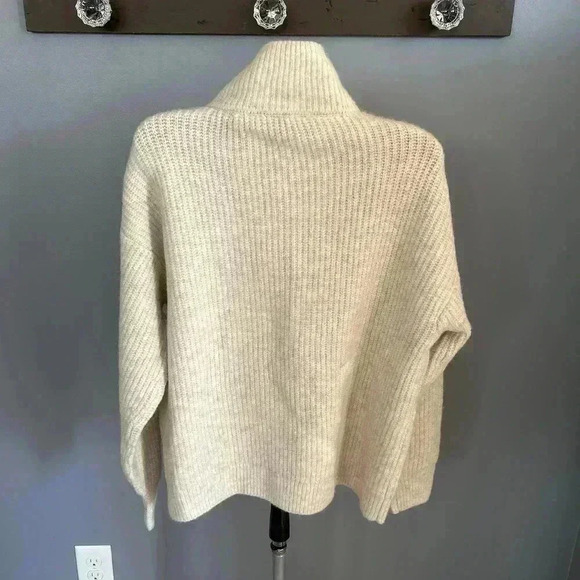 Vince Off-White Half-Zip Sweater - Picture 5 of 5